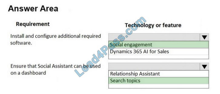 Dynamics 365 MB-210 dumps exam answer q13